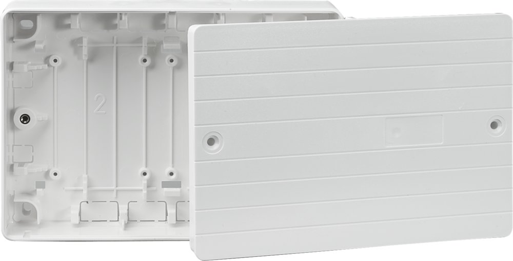 Gehäuse f. Esserbuskoppler aP Farbe weiß / ähnlich RAL 9003