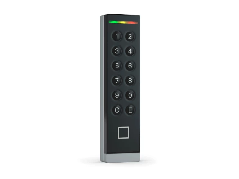 Insertic T. Zarge Multi-ISO RS485, schw. LEGIC, Mifare DESFire u. BLE Leser Tast