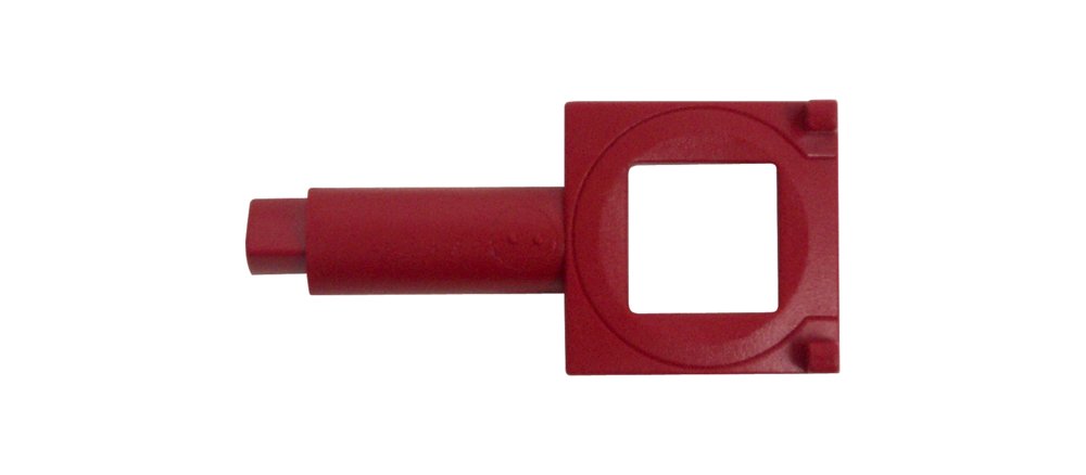 Ersatzschlüssel Kunststoff für kleine Handmelder, rot, VPE=10 Stück