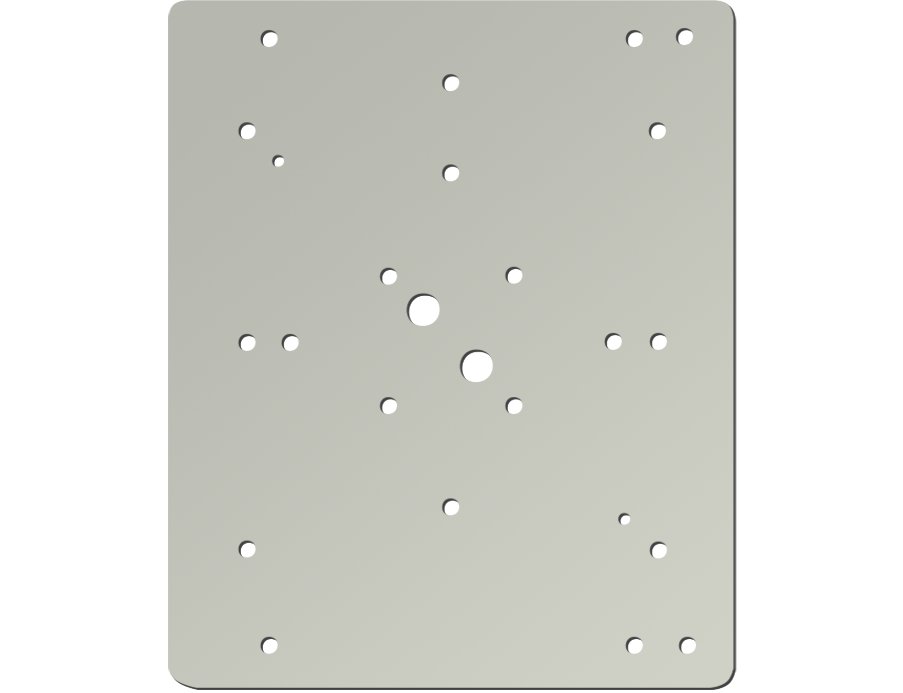 Montageplatte f. Deckenhalter für Melder / Einzelreflektor