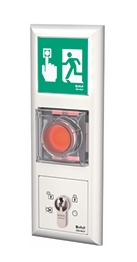 uP-Steuerterminal Stand-Alone,Modell1384  3-fach-Rahmen, Jung AS500 - alpinweiß