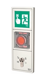 uP-Steuerterminal Stand-Alone,Modell1384 3-fach-Rahmen, Jung LS990 - alpinweiß