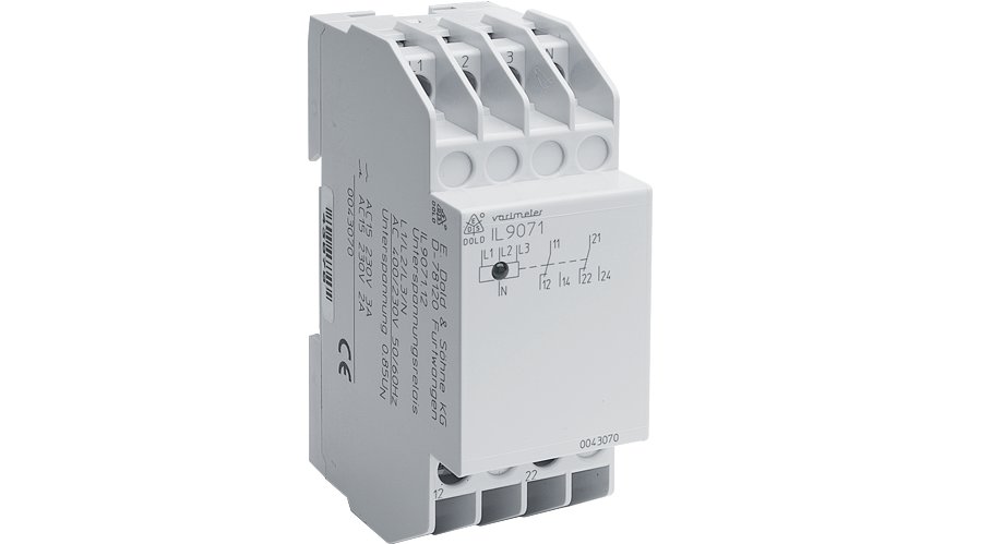 Unterspannungs und Nullleiter Überwachung IL9071.12 3/N