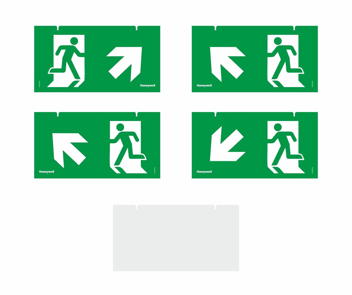 EXILED 25m Piktogramm-Set RU-LU-RD-LD