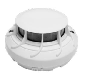 Intell.adr. Rauchmelder, hohe Empfindlichkeit, Farbe: reinweiß