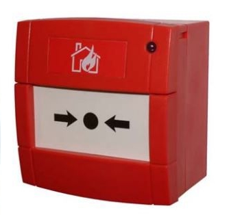 Handmelder mit Kunststoffscheibe