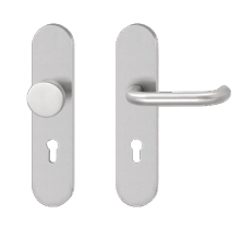 Schutzbeschlag Vollblatttür U-Drücker 72 mm