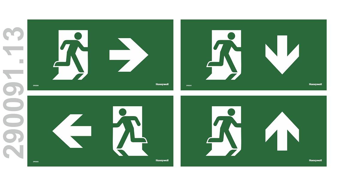 UniLED Piktogramm einseitig RLDU