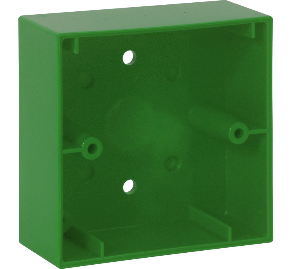 Montagegehäuse aP für kleine Handmelder grün, ähnlich RAL 6002