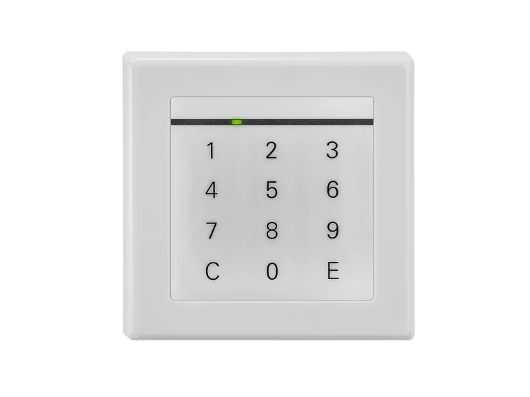 Insertic-55 Multi-ISO RS485 Weiß, LEGIC, Mifare DESFire u. BLE Leser Tast
