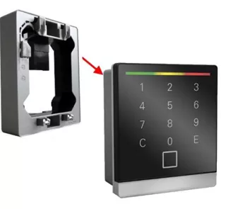Insertic Touch Multi-ISO RS485 Schwarz LEGIC, Mifare DESFire u. BLE Leser Tast