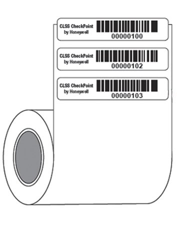 CLSS CheckPoint Barcode Labels Qty 1000