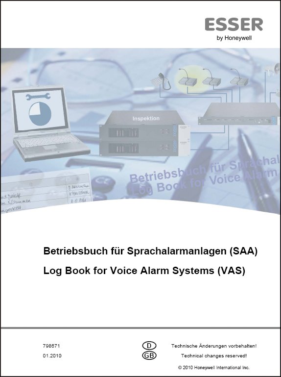 Betriebsbuch für SAA