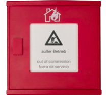 Handfeuermelder rot für das AGILE Funksystem