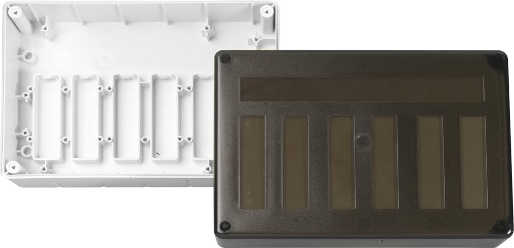 Aufputzgehäuse für 6x Überwachungs-/ Steuermodule