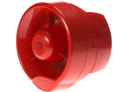 Akustischer Alarmgeber, rot