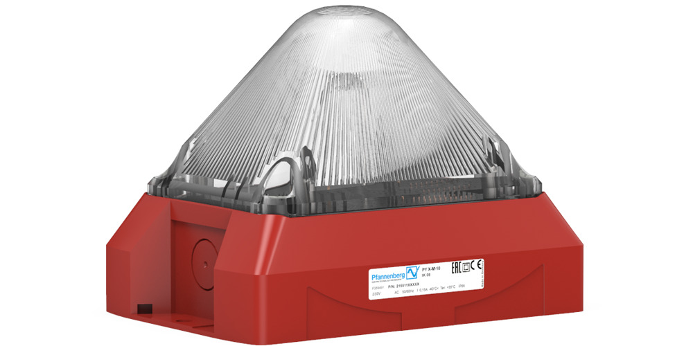 Blitzleuchte PY X-M-10-SSM CL, weißer Blitz, 10 Joule