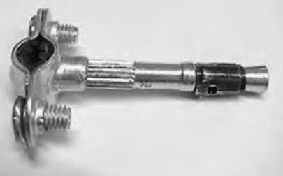 Stahldübel mit Stahlklemme für LWL Kabel DTS (100 Stk.)