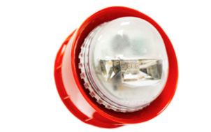 Ringbusgespeister optischer Alarmgeber für Wandmontage, EN54-23 W Klasse, roter