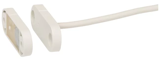 Universal-Reedkontakt, slimline "Z" VdS:G101528 ws/6 m,Kl.B,inkl.Magn.
