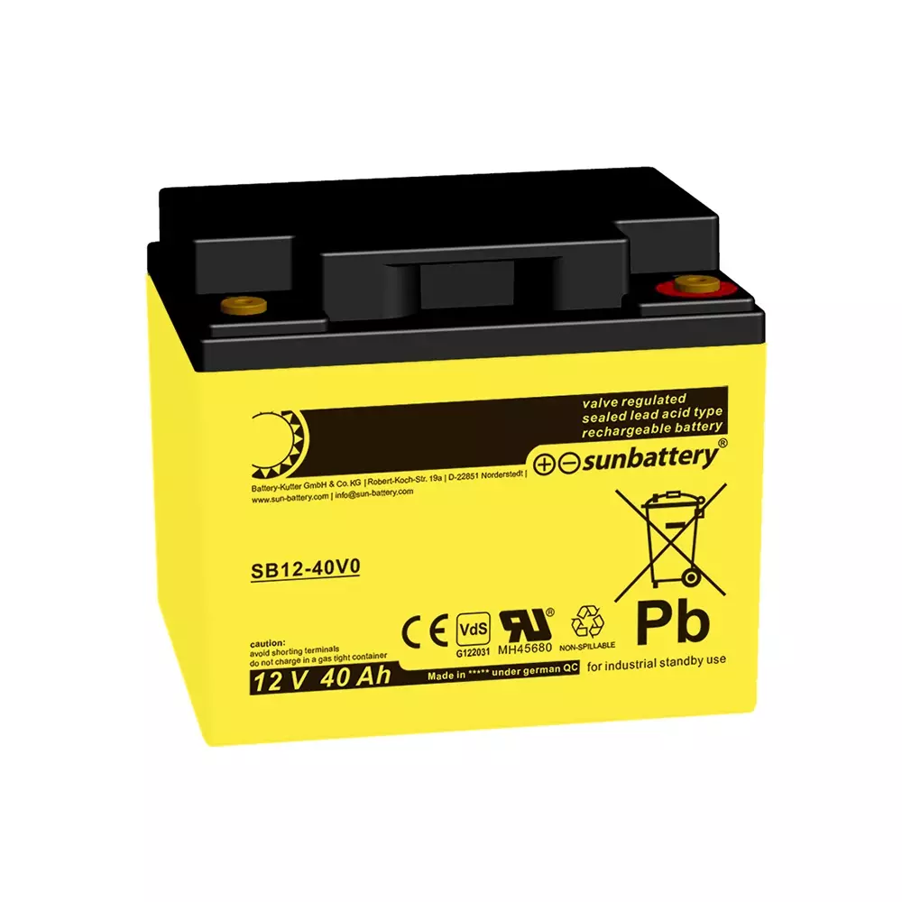 Akku 12V / 38,0 Ah anschl. Schraube M6