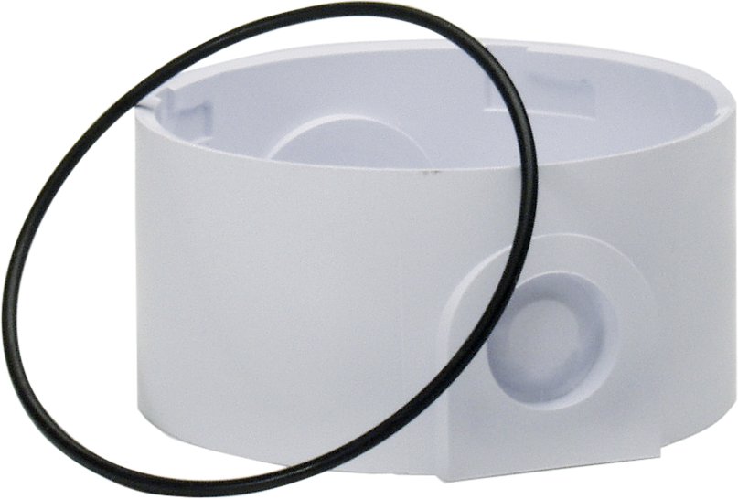 Unterteil mit seitl. Kabeleinführung -weiß-, für Österreich