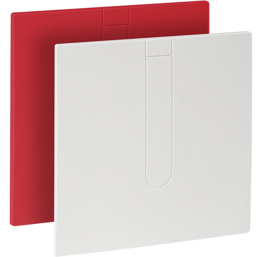 IQ8Wireless Abdeckplatte für Funkinter- face 805601/805602, rot u. weiß