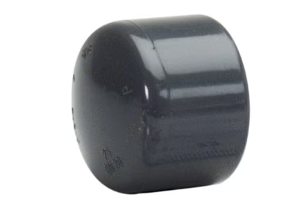 Endkappe für 25mm Rohr, grau (10 St.)