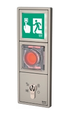 uP-Steuerterminal vernetzbar, Modell1385 3-fach-Rahmen,Jung LS990-Edelstahl-Optik