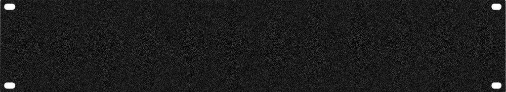 Blindplatte 2HE schwarz für INTEVIO