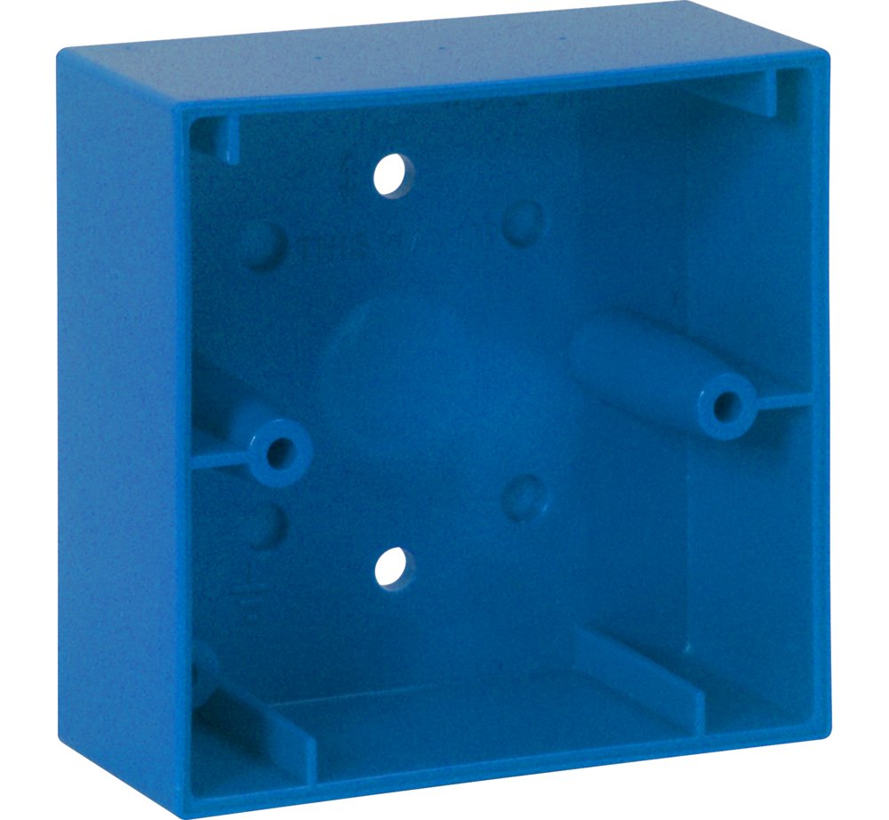 Montagegehäuse aP für kleine Handmelder blau, ähnlich RAL 5015