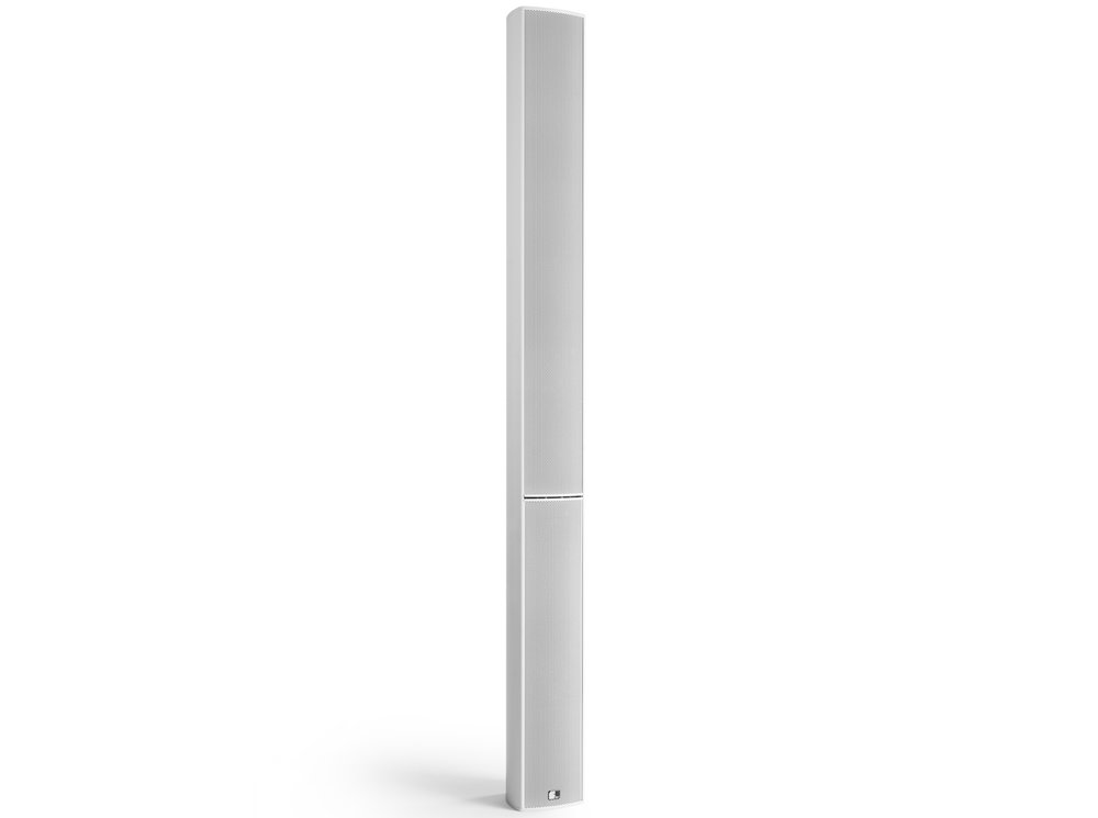 DLI-130 Analog, HB, Weiß Aktiver Standlautsprecher