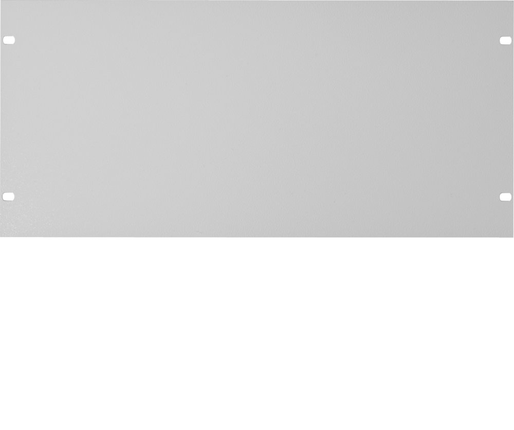 Blindplatte 19", 5 HE Farbe: hellgrau