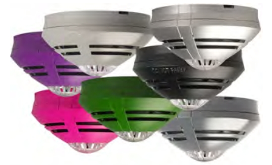 O²T/Sp Multisensormelder - lackiert m. integr. Warnton/Sprache