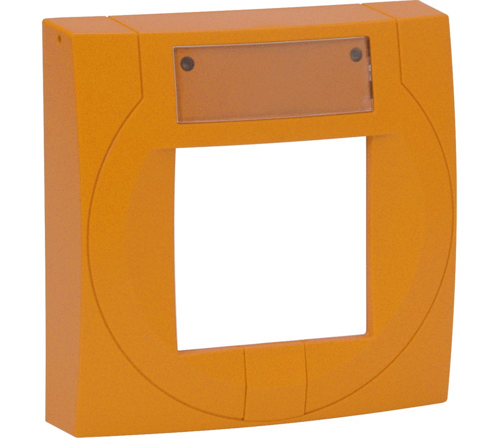 Handmelder kleines Gehäuse orange, ähnlich RAL 2011
