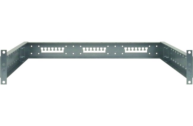 Kabelabfangschienensatz 2HE für Rückseite Schwenkrahmen