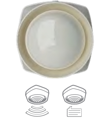 IQ8Alarm Plus Sprachsignalgeber EN54-3, Gehäuse weiß, kundenspezifisch