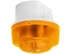 Signalleuchte, gelber Blitz entspricht nicht EN54-23, IP65
