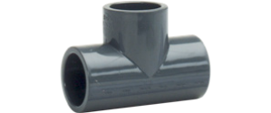 T-Stück für 25mm Rohr, grau (10 St.)