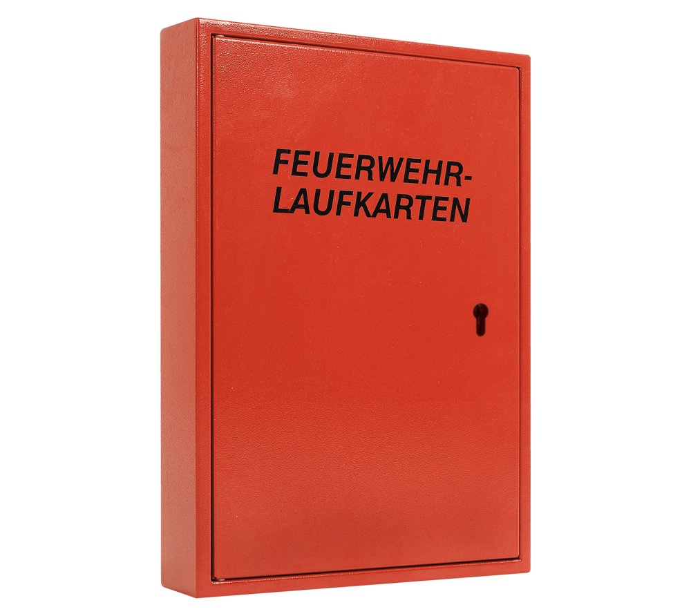Laufkartengehäuse für Erweiterung DIN-A4 rot RAL 3000