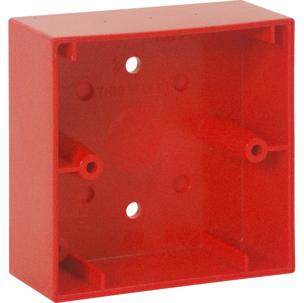 Montagegehäuse aP für kleine Handmelder rot, ähnlich RAL 3020