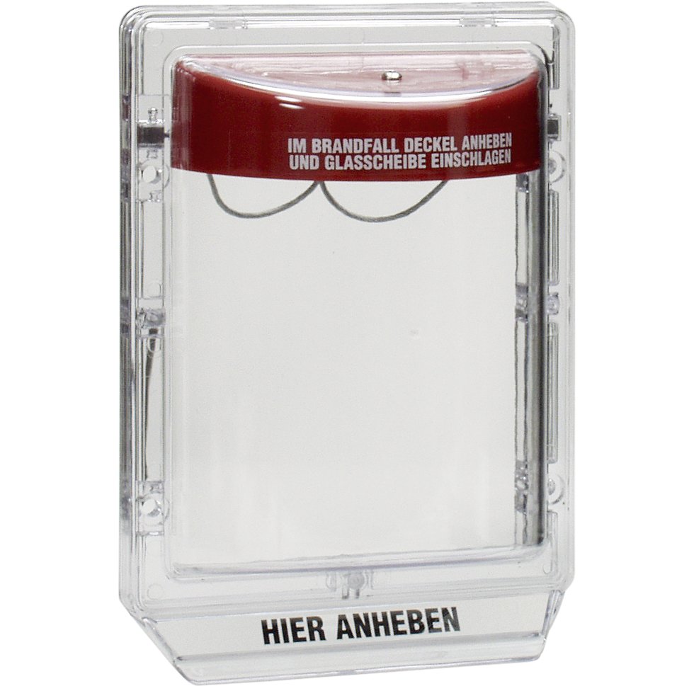 Schutzhaube für Handmelder, DEUTSCH