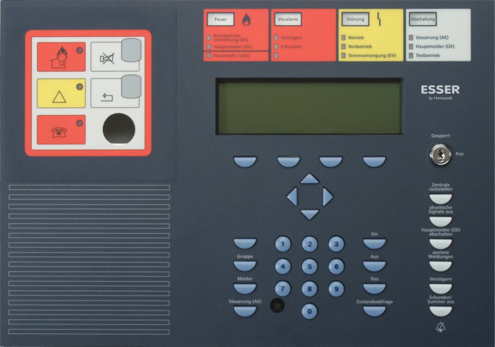 Bedienteilfront 8000C/M mit FBF CH ITALIENISCHE  AUSFÜHRUNG