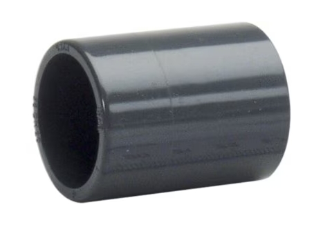 Muffe für 25mm Rohr, grau (10 St.)