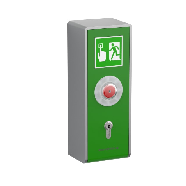SafeRoute STL-G 442 Rahmen:silber(Edelst.-Design),Blende:grü