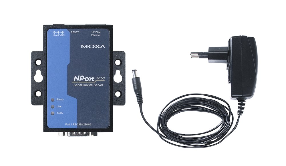 TCP/IP Konv. Ethernert-RS232/485 Typ Moxa NPort 5150