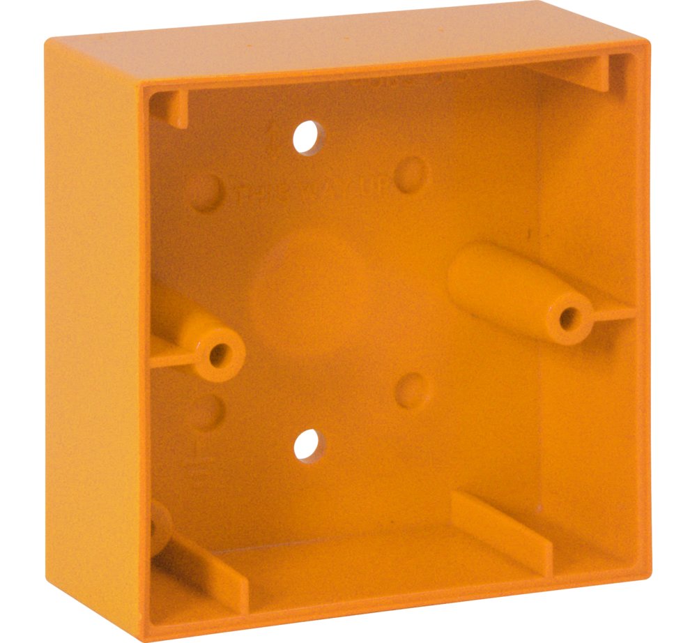 Montagegehäuse aP für kleine Handmelder orange, ähnlich RAL 2011