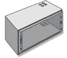 Zusatzgehäuse für NOTIFIER-BMZ tiefere Ausführung