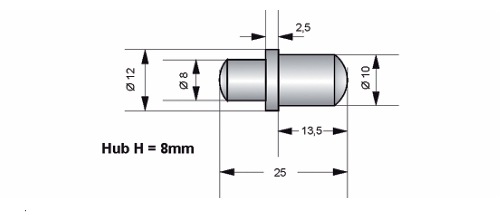 Aufdruckbolzen 1021