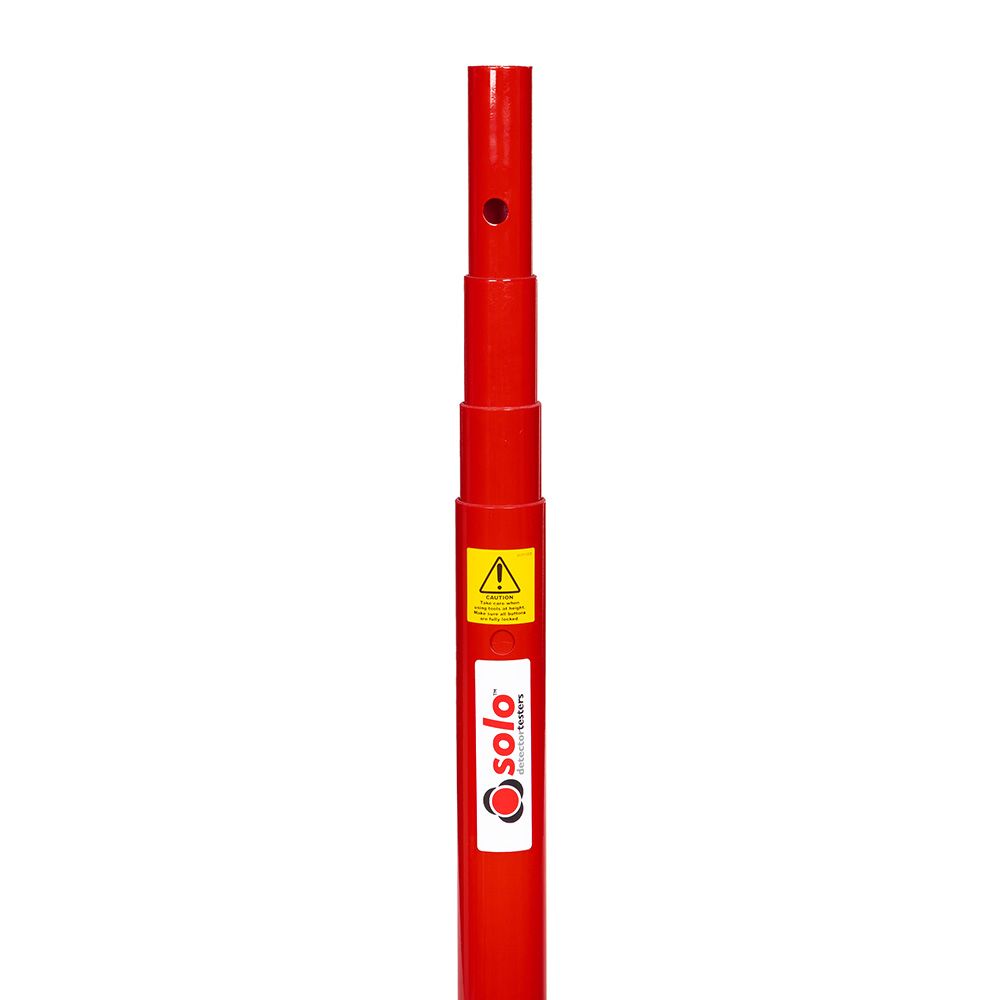 Fiberglas 4 Abschnitt Teleskopstange -  4,5 Meter